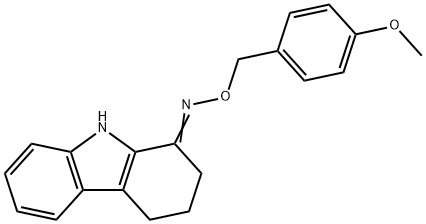 2,3,4,9-TETRAHYDRO-1H-CARBAZOL-1-ONE O-(4-METHOXYBENZYL)OXIME Struktur