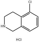 5-CHLORO-1,2,3,4-TETRAHYDRO-ISOQUINOLINE HYDROCHLORIDE Struktur
