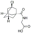 ([(3-CHLORO-1-ADAMANTYL)CARBONYL]AMINO)ACETIC ACID Struktur