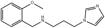 (3-IMIDAZOL-1-YL-PROPYL)-(2-METHOXY-BENZYL)-AMINE Struktur