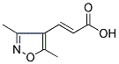 (2E)-3-(3,5-DIMETHYLISOXAZOL-4-YL)ACRYLIC ACID Structure