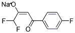 SODIUM, 1,1-DIFLUORO-4-(4-FLUORO-PHENYL)-4-OXO-BUT-2-EN-2-OLATE Struktur