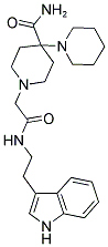 1'-(2-(2-(1H-INDOL-3-YL)ETHYLAMINO)-2-OXOETHYL)-1,4'-BIPIPERIDINE-4'-CARBOXAMIDE Structure