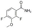 2,4-DIFLUORO-3-METHOXYBENZAMIDE Struktur