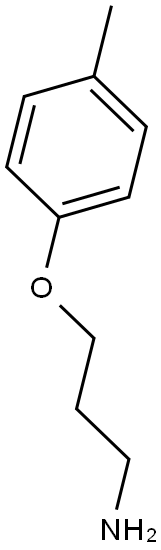 3-P-TOLYLOXY-PROPYLAMINE Struktur