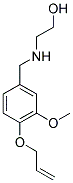 2-([4-(ALLYLOXY)-3-METHOXYBENZYL]AMINO)ETHANOL Struktur