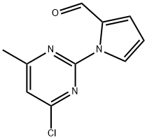 1-(4-CHLORO-6-METHYL-2-PYRIMIDINYL)-1H-PYRROLE-2-CARBALDEHYDE Struktur