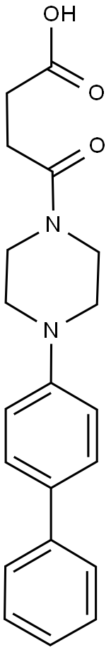 4-[4-(1,1'-BIPHENYL-4-YL)PIPERAZIN-1-YL]-4-OXOBUTANOIC ACID