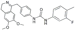 1-(4-((6,7-DIMETHOXY(3,4-DIHYDROISOQUINOLYL))METHYL)PHENYL)-3-(3-FLUORO-4-METHYLPHENYL)UREA