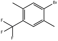 1-BROMO-2,5-DIMETHYL-4-TRIFLUOROMETHYL-BENZENE Structure