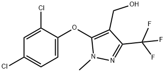 [5-(2,4-DICHLOROPHENOXY)-1-METHYL-3-(TRIFLUOROMETHYL)-1H-PYRAZOL-4-YL]METHANOL Struktur