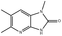 2-HYDROXY-1,5,6-TRIMETHYLIMIDAZO [4,5-B] PYRIDINE Structure