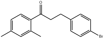 3-(4-BROMOPHENYL)-2',4'-DIMETHYLPROPIOPHENONE Struktur