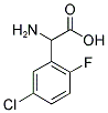 5-CHLORO-2-FLUORO-DL-PHENYLGLYCINE Struktur