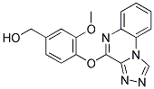 [3-METHOXY-4-([1,2,4]TRIAZOLO[4,3-A]QUINOXALIN-4-YLOXY)PHENYL]METHANOL Struktur