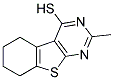 2-METHYL-5,6,7,8-TETRAHYDRO[1]BENZOTHIENO[2,3-D]PYRIMIDINE-4-THIOL Struktur