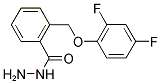 2-(2,4-DIFLUORO-PHENOXYMETHYL)-BENZOIC ACID HYDRAZIDE Struktur