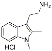2-(1,2-DIMETHYL-1H-INDOL-3-YL)ETHANAMINE HYDROCHLORIDE Structure