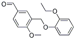 3-(2-ETHOXY-PHENOXYMETHYL)-4-METHOXY-BENZALDEHYDE Struktur