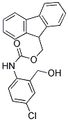 FMOC-2-AMINO-5-CHLOROBENZYLALCOHOL Struktur