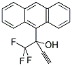 2-(9-ANTHRYL)-1,1,1-TRIFLUOROBUT-3-YN-2-OL Struktur