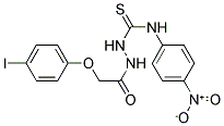 1-(2-(4-IODOPHENOXY)ACETYL)-4-(4-NITROPHENYL)THIOSEMICARBAZIDE