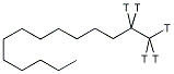 TETRADECANE, [1,2-3H] Struktur