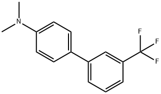 4-DIMETHYLAMINO-3'-TRIFLUOROMETHYLBIPHENYL Struktur
