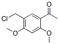1-(5-CHLOROMETHYL-2,4-DIMETHOXY-PHENYL)-ETHANONE Struktur