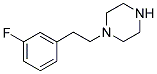 1-[2-(3-FLUOROPHENYL)ETHYL]PIPERAZINE Struktur