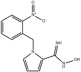 N'-HYDROXY-1-(2-NITROBENZYL)-1H-PYRROLE-2-CARBOXIMIDAMIDE Structure