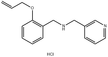 (2-ALLYLOXY-BENZYL)-PYRIDIN-3-YLMETHYL-AMINE HYDROCHLORIDE, 1052509-44-0, 結(jié)構(gòu)式