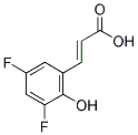 3-(3,5-DIFLUORO-2-HYDROXY-PHENYL)-ACRYLIC ACID Struktur