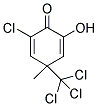 2-CHLORO-6-HYDROXY-4-METHYL-4-(TRICHLOROMETHYL)-2,5-CYCLOHEXADIEN-1-ONE Structure