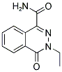 3-ETHYL-4-OXO-3,4-DIHYDRO-PHTHALAZINE-1-CARBOXYLIC ACID AMIDE Struktur