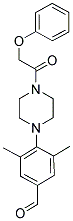 3,5-DIMETHYL-4-[4-(PHENOXYACETYL)PIPERAZIN-1-YL]BENZALDEHYDE Struktur