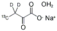 2-KETOBUTYRIC ACID-4-13C,3,3-D2 SODIUM SALT HYDRATE Struktur