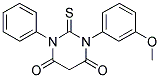 1-(3-METHOXYPHENYL)-3-PHENYL-2-THIOXODIHYDROPYRIMIDINE-4,6(1H,5H)-DIONE Struktur