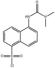 5-(3,3-DIMETHYL-UREIDO)-NAPHTHALENE-1-SULFONYL CHLORIDE Struktur