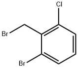 2-BROMO-6-CHLOROBENZYL BROMIDE Struktur
