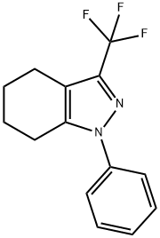 4,5,6,7-TETRAHYDRO-1-PHENYL-3-(TRIFLUOROMETHYL)-1H-INDAZOLE Struktur