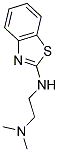 N'-1,3-BENZOTHIAZOL-2-YL-N,N-DIMETHYLETHANE-1,2-DIAMINE Struktur