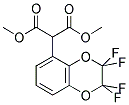 (2,2,3,3-TETRAFLUOROBENZODIOXANE-5-YL)MALONIC ACID DIMETHYL ESTER Struktur