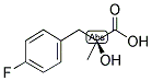 (S)-2-HYDROXY-2-METHYL(4-FLUOROBENZENE)PROPANOIC ACID Struktur