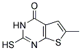 2-MERCAPTO-6-METHYL-3H-THIENO[2,3-D]PYRIMIDIN-4-ONE Struktur