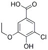 3-CHLORO-5-ETHOXY-4-HYDROXYBENZOIC ACID Structure