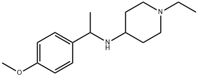 (1-ETHYL-PIPERIDIN-4-YL)-[1-(4-METHOXY-PHENYL)-ETHYL]-AMINE Struktur