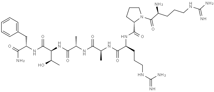 RPRAATF-NH2 Struktur