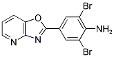 2,6-DIBROMO-4-[1,3]OXAZOLO[4,5-B]PYRIDIN-2-YLANILINE Struktur
