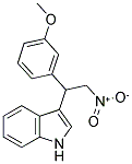 3-[1-(3-METHOXY-PHENYL)-2-NITRO-ETHYL]-1H-INDOLE Struktur